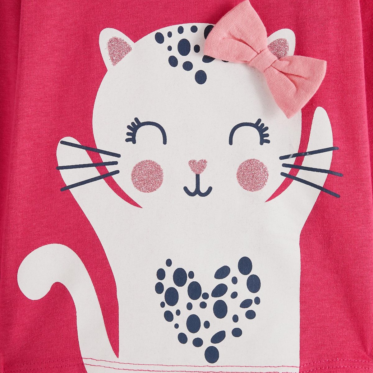 INEXTENSO T-shirt chat manches longues bébé fille