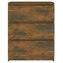 Voir la diapositive 3 : VIDAXL Buffet Chêne fumé 60x35x76 cm Bois d ingénierie