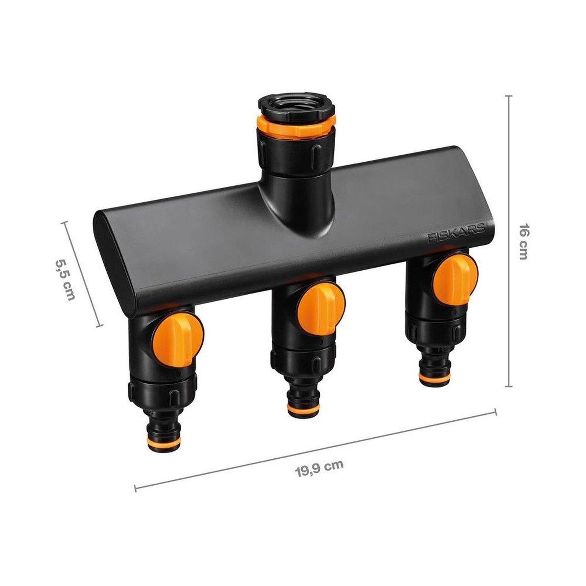 Fiskars Connecteur robinet à trois voies Comfort, on/off