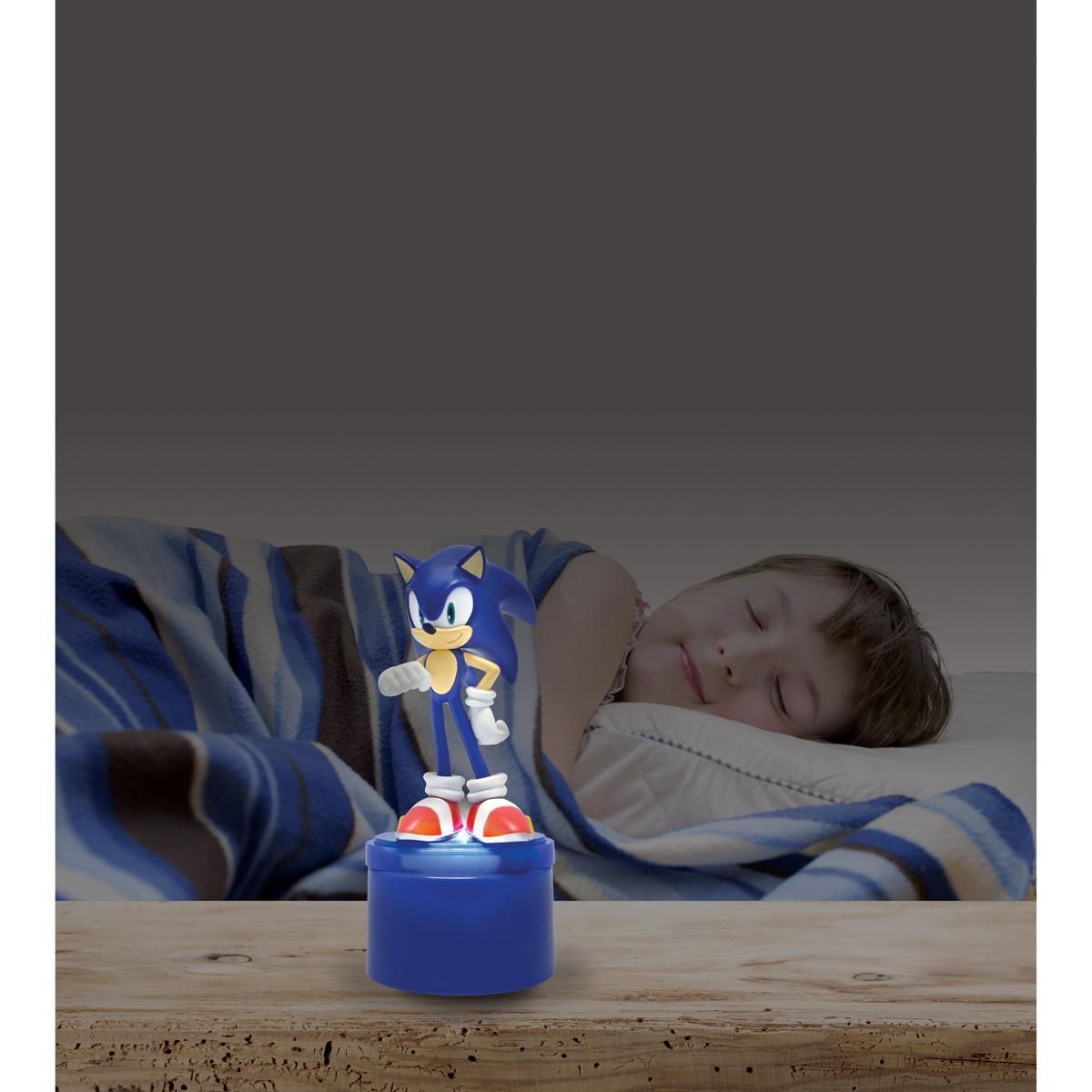 Lexibook Veilleuse en 3D avec variation de couleurs Sonic