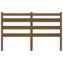 Voir la diapositive 4 : VIDAXL Tete de lit Marron miel 146x4x100 cm Bois massif de pin