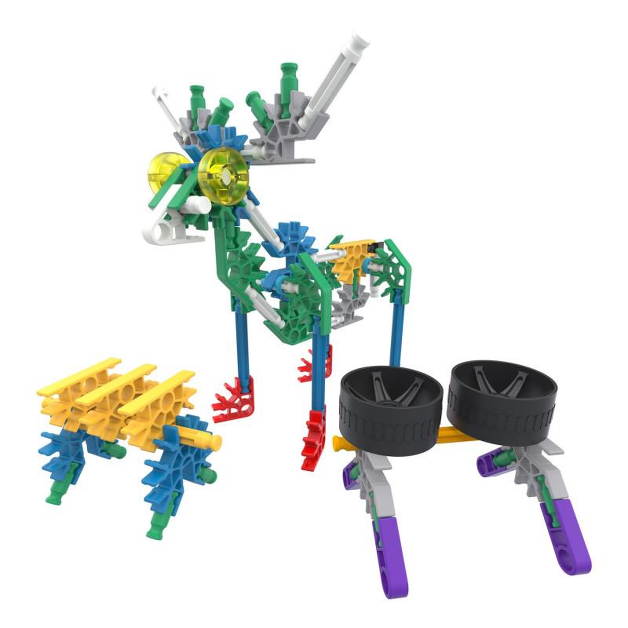 Voir la diapositive 2 : K'NEX K'Nex Building Set 10 Models, 125 pcs. 37539
