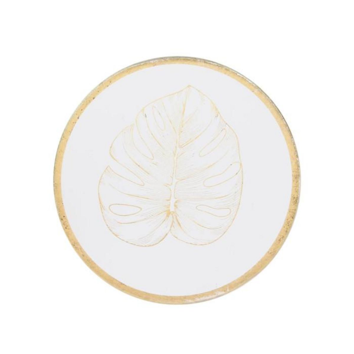 Paris Prix Lot de 4 Dessous de Verre  Natural Wild  10cm Or