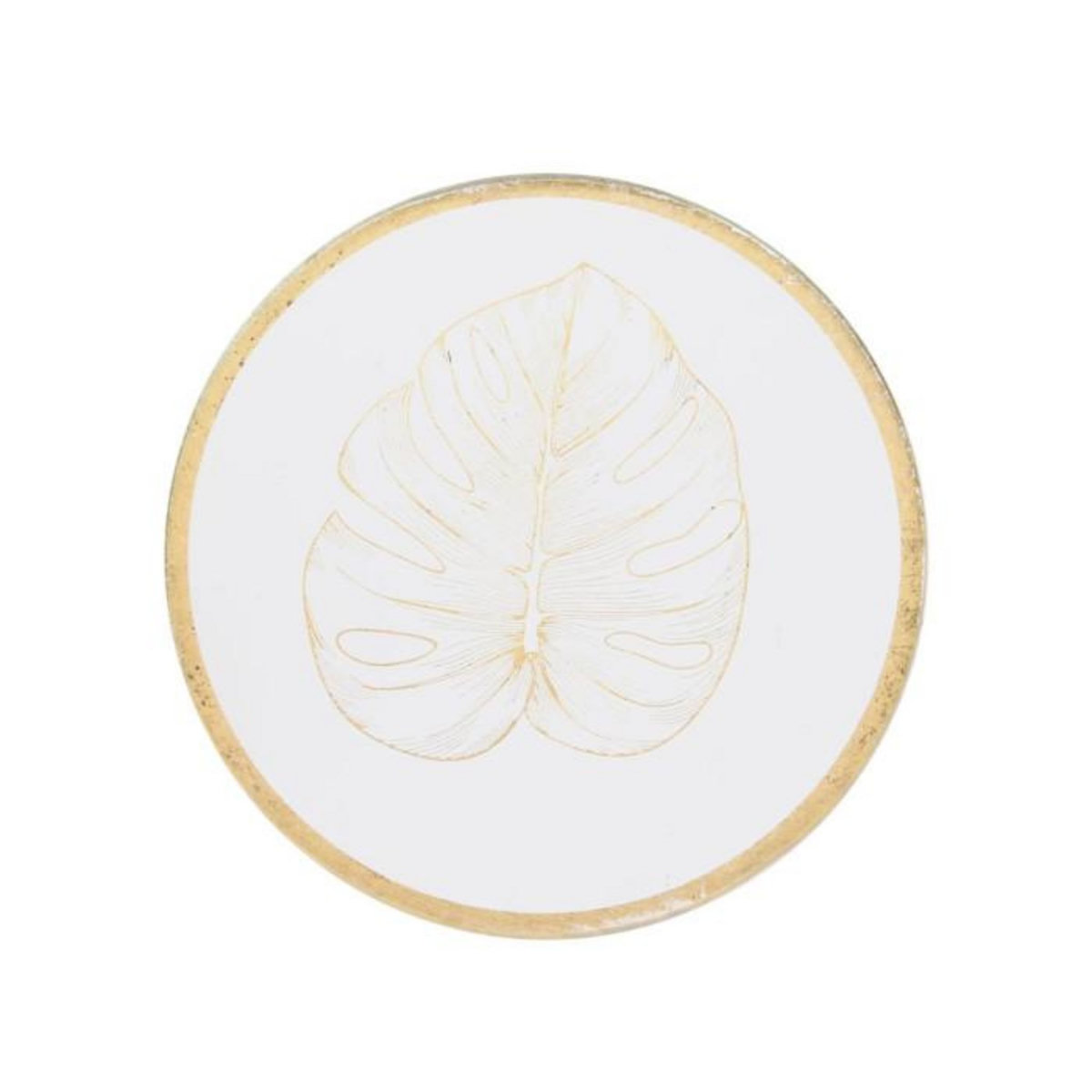 Paris Prix Lot de 4 Dessous de Verre  Natural Wild  10cm Or