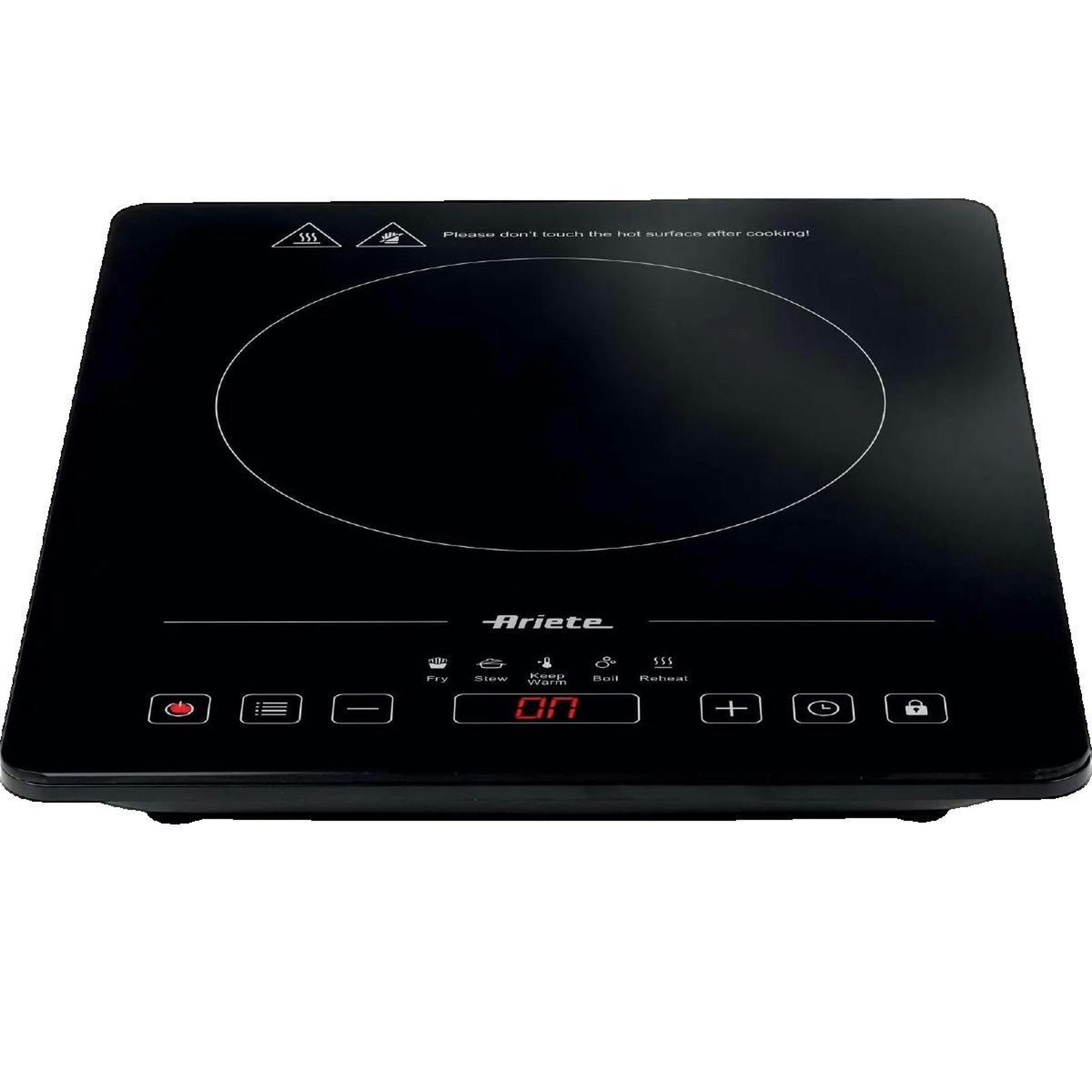 Voir la diapositive 1 : ARIETE Plaque à induction Ariete 1997/00 noire 2000W