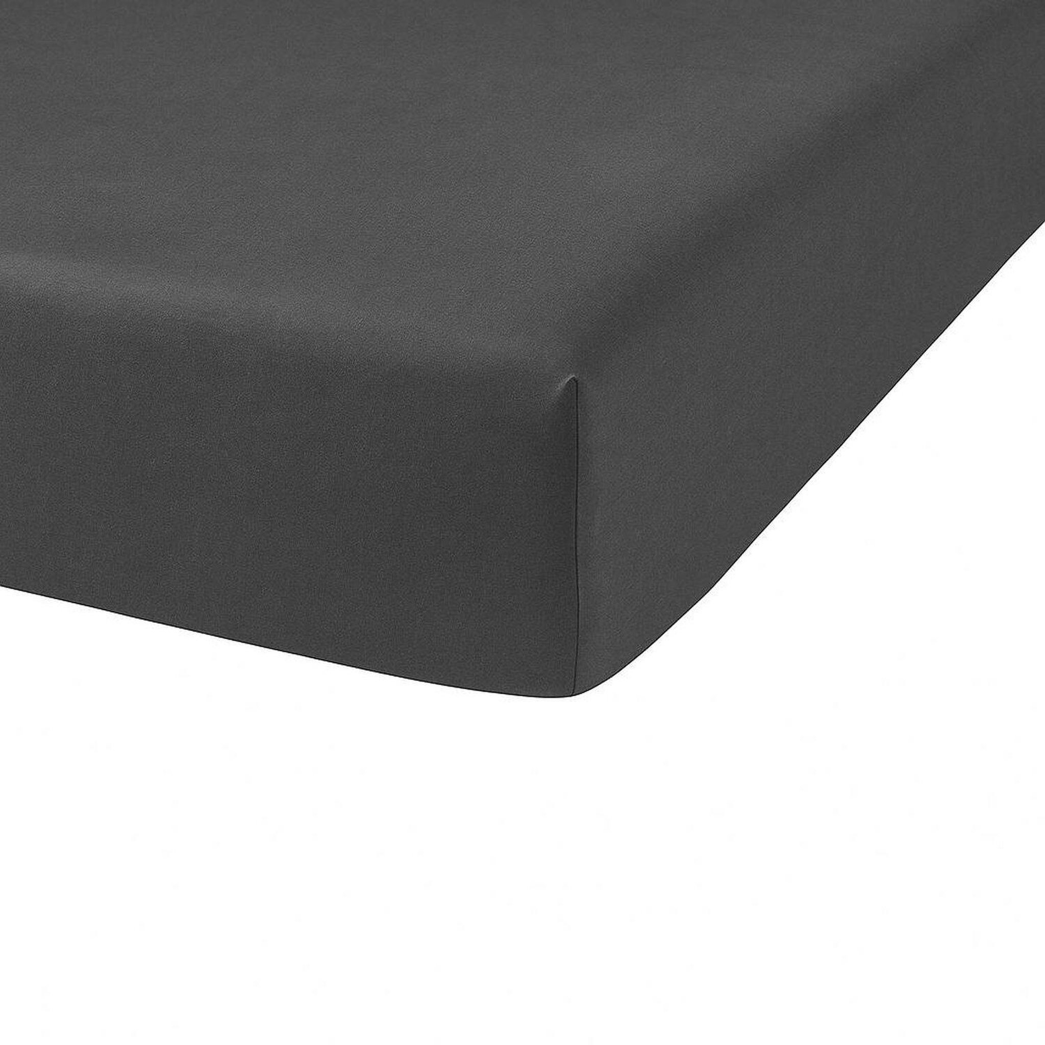 Voir la diapositive 1 : Les Ateliers du Linge Drap housse 100% coton 115g 57fils