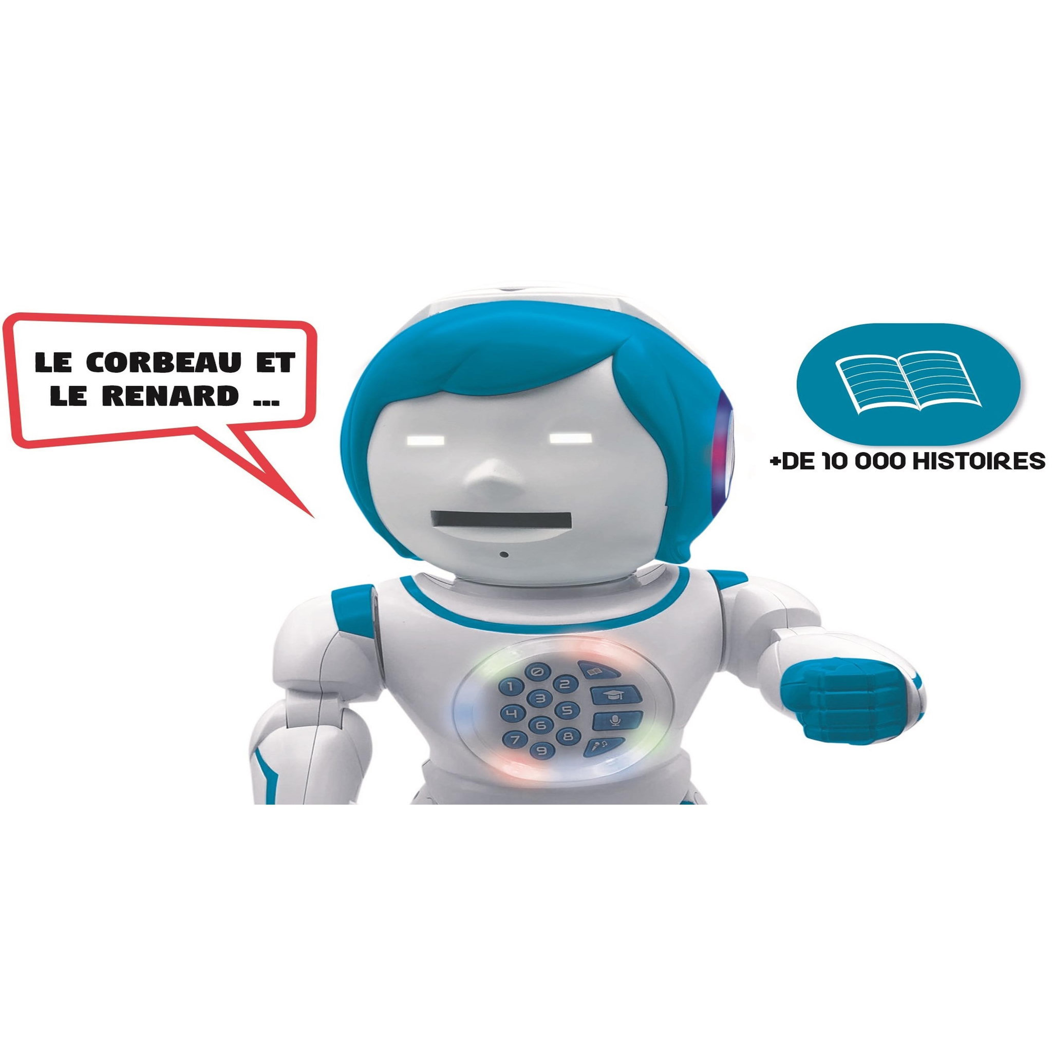 Voir la diapositive 4 : Lexibook POWERMAN KID Mon Robot Ludo-Educatif Bilingue (Français/Anglais)