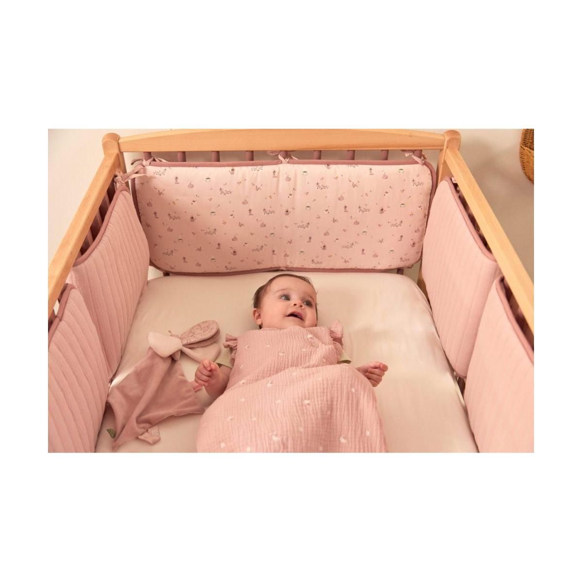 COMBELLE Doudou Papillon voile rose clair