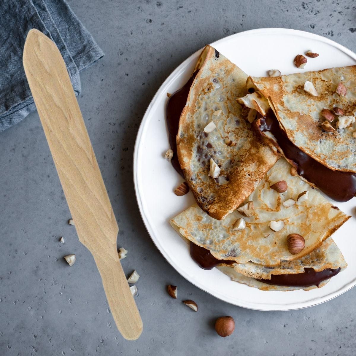 Fackelmann Spatule à crêpes 33,5 cm Fackelmann Wood Edition