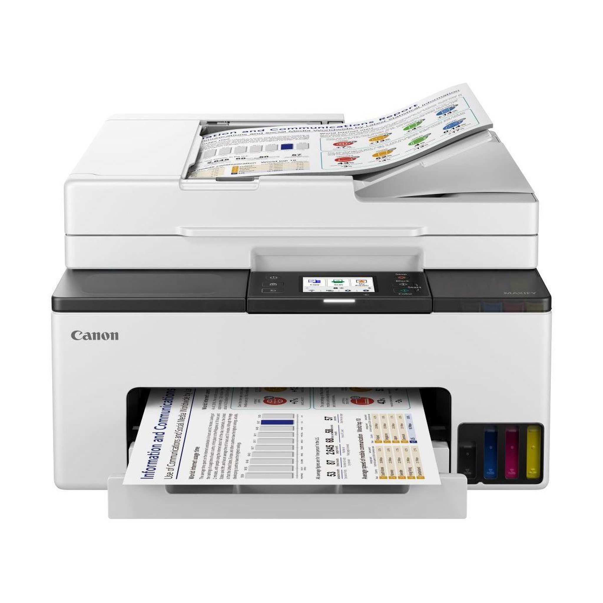 Voir la diapositive 1 : Canon Imprimante jet d'encre MEGATANK GX2050