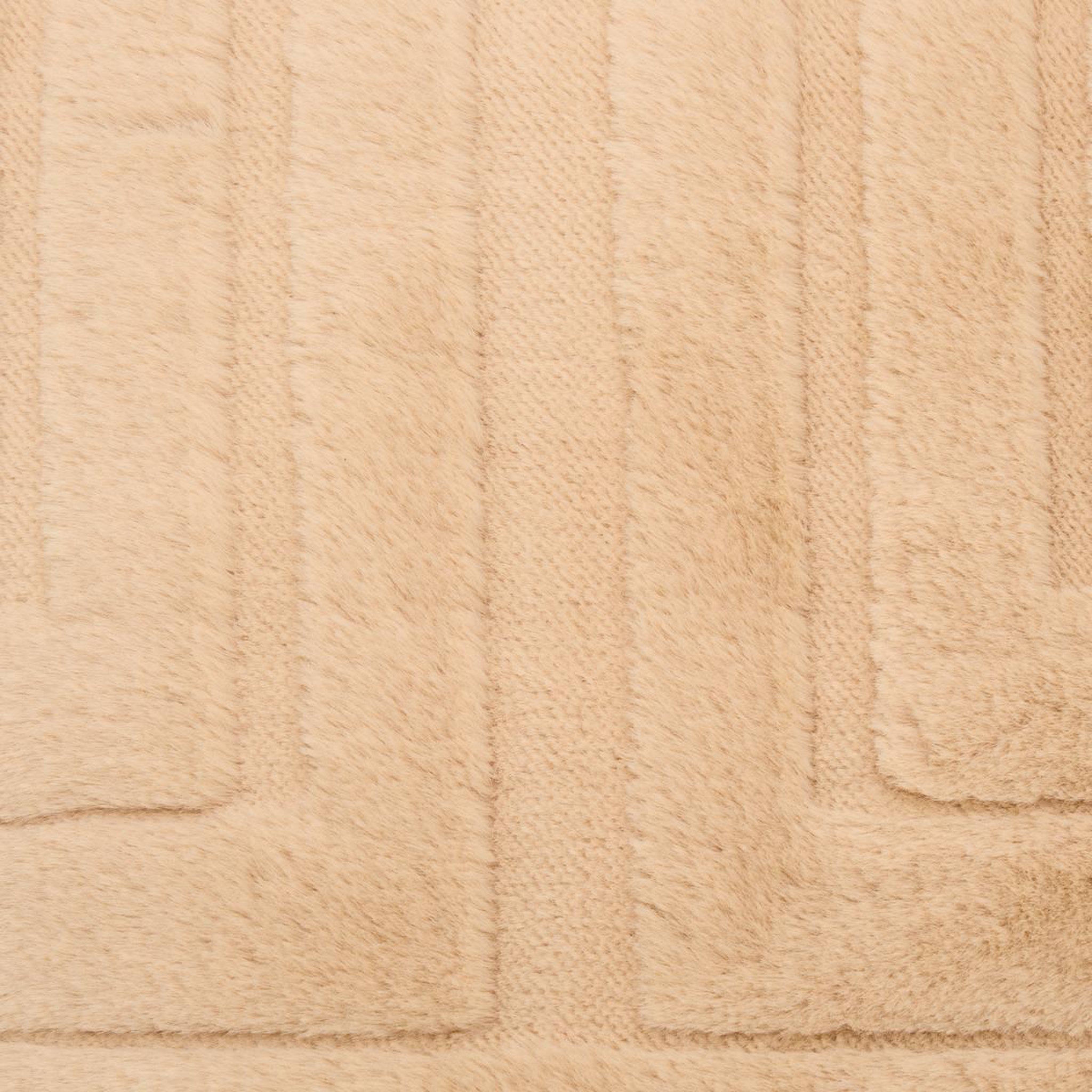 Voir la diapositive 5 : ATMOSPHERA Coussin imitation fourrure  arka  45x45cm beige lin
