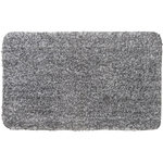 GUY LEVASSEUR Tapis de bain uni en polyester 50x80cm. Coloris disponibles : Bleu