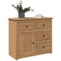 Voir la diapositive 1 : VIDAXL Buffet avec tiroirs Panama 93x40x80 cm bois massif de pin