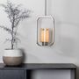 Voir la diapositive 6 : Paris Prix Lampe Suspension Déco  Aludra  34cm Argent