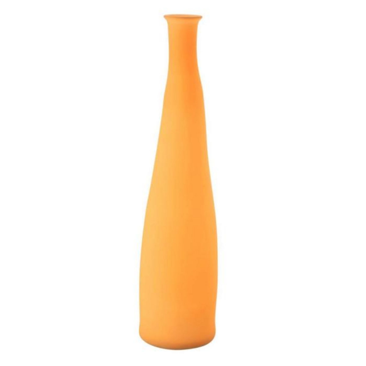 Paris Prix Vase Bouteille en Verre  Neon  80cm Orange