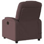 Voir la diapositive 5 : VIDAXL Fauteuil de massage inclinable electrique Marron fonce Tissu