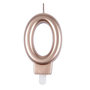 Voir la diapositive 1 : Paris Prix Bougie d'Anniversaire  Chiffre 0  7cm Rose Gold