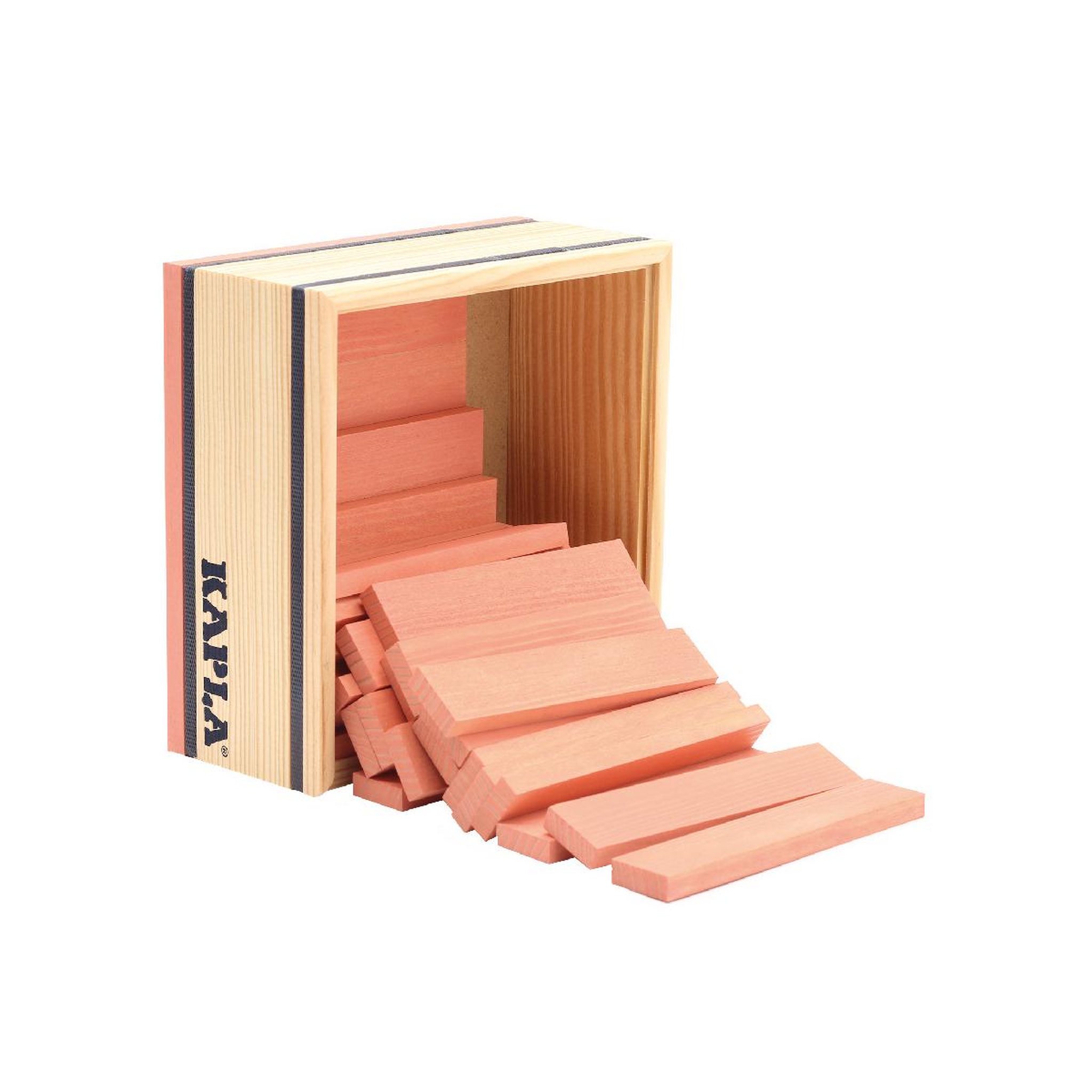 Voir la diapositive 2 : Kapla Carré 40 planchettes  - Rose