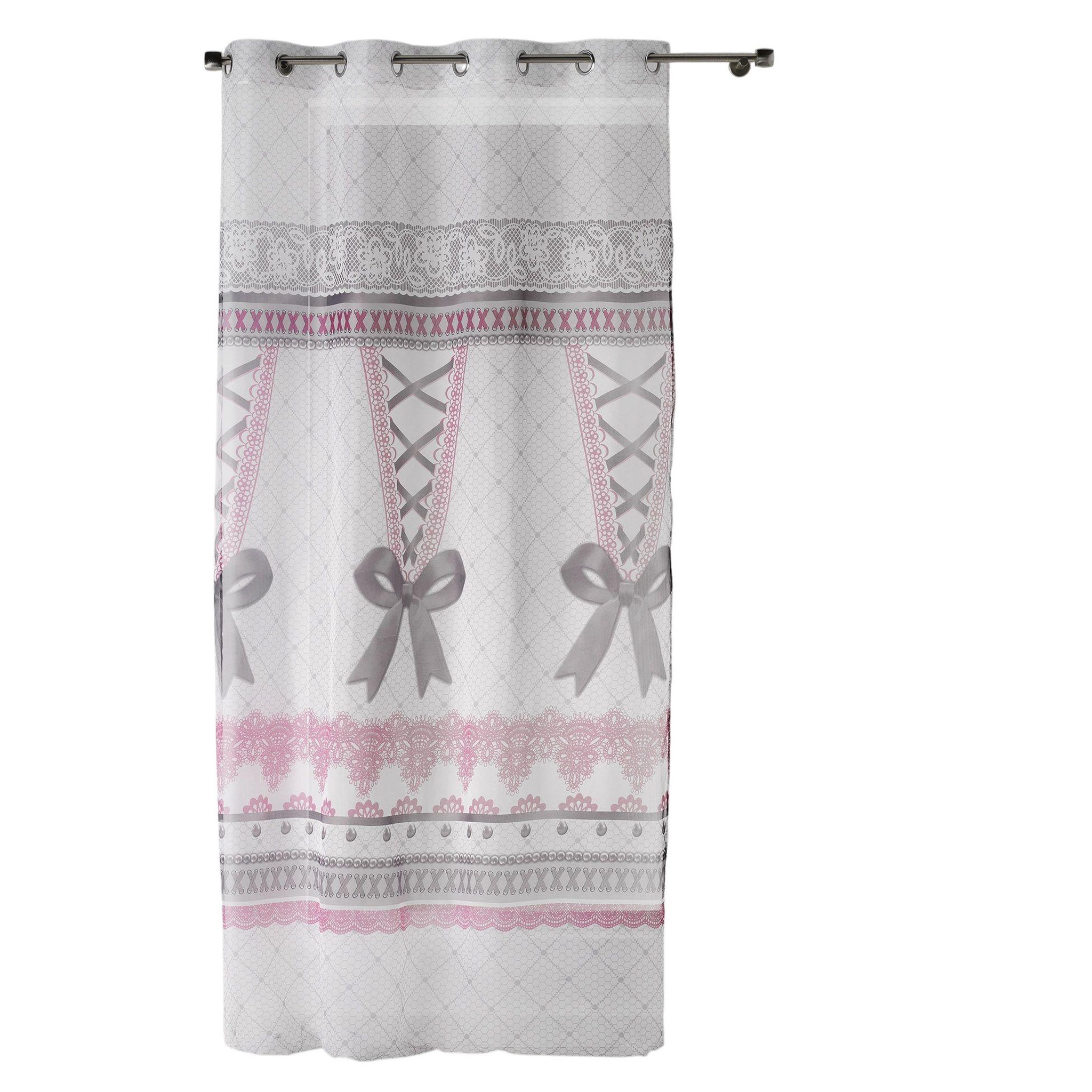 Eden Panneau a oeillets rideau voile joli corset
