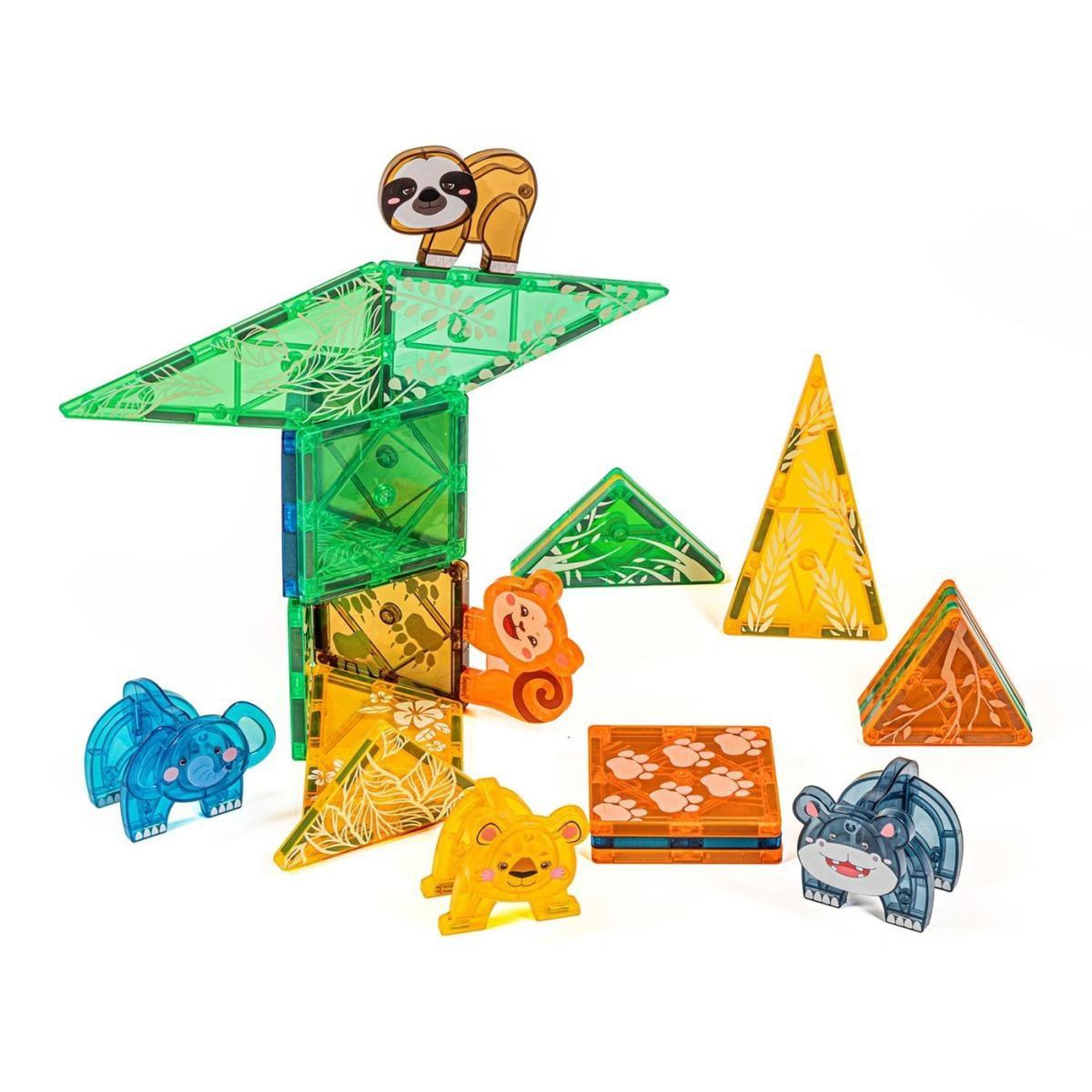 MAGGENIUS Blocs de construction magnétiques — Safari — 38 pièces