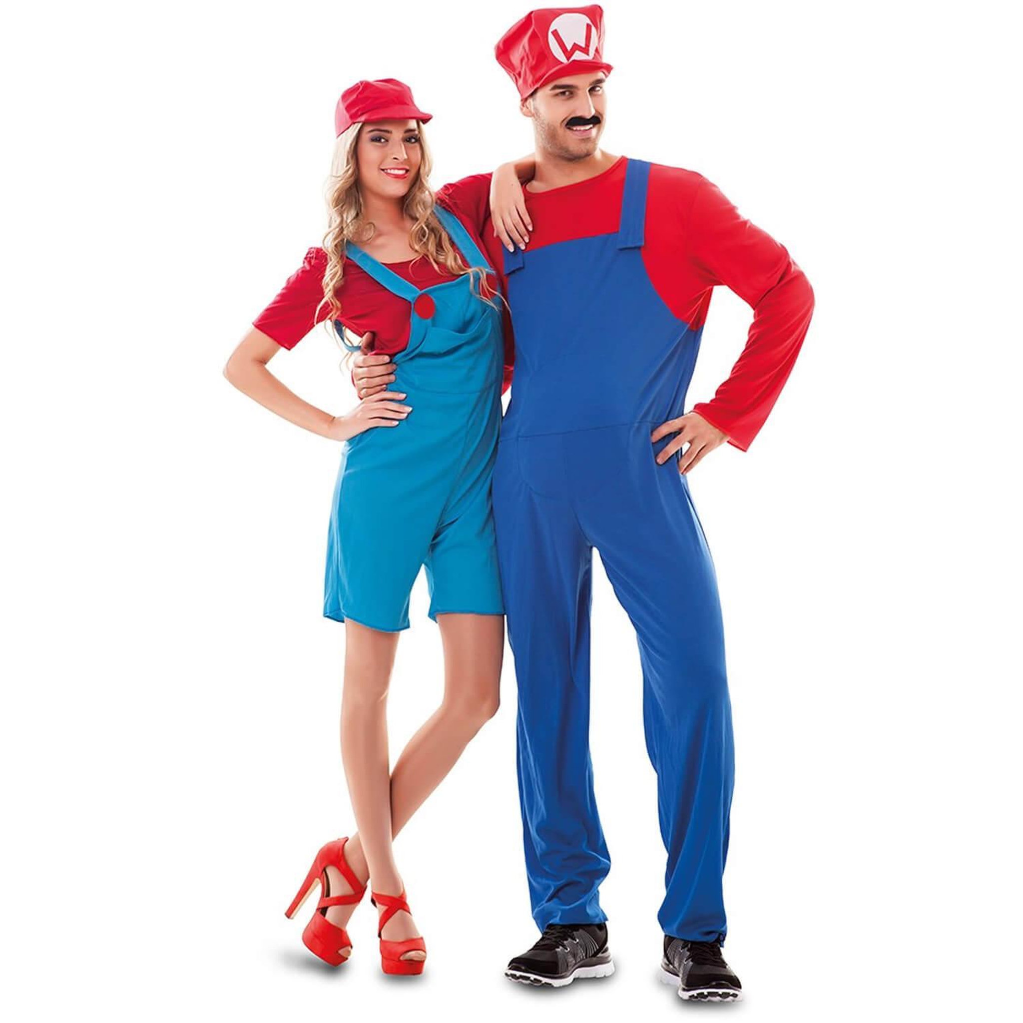 Voir la diapositive 2 : EURO CARNAVALES Déguisement De Plombier Rouge - Homme - XL