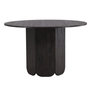 Voir la diapositive 1 : Paris Prix Table à Manger Ronde  Tekla  120cm Noir
