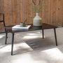 Voir la diapositive 6 : Paris Prix Table Basse de Jardin  Lina  100cm Noir