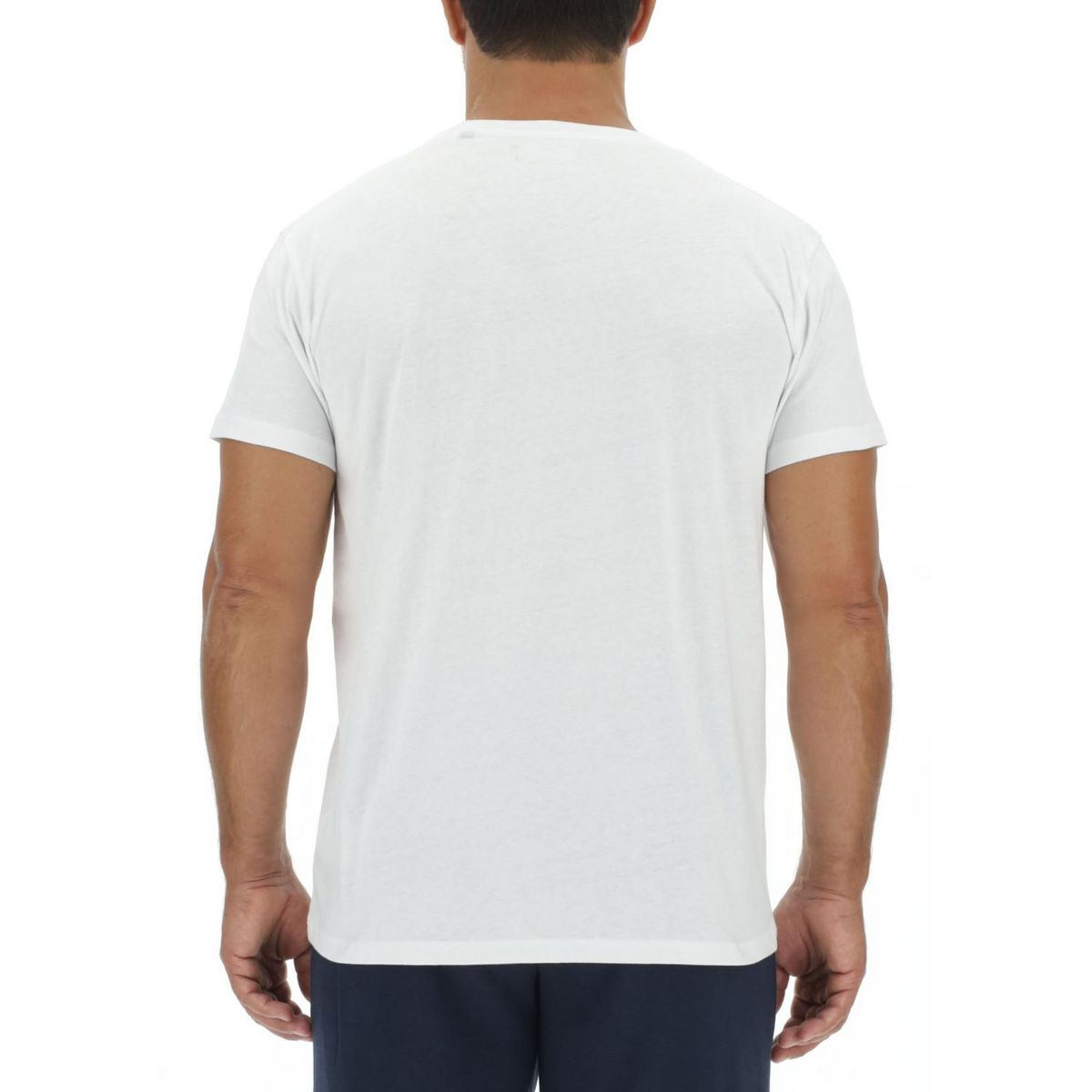 PIERRE CARDIN Lot de 3 T-shirts homme en coton uni col rond imprimé poitrine