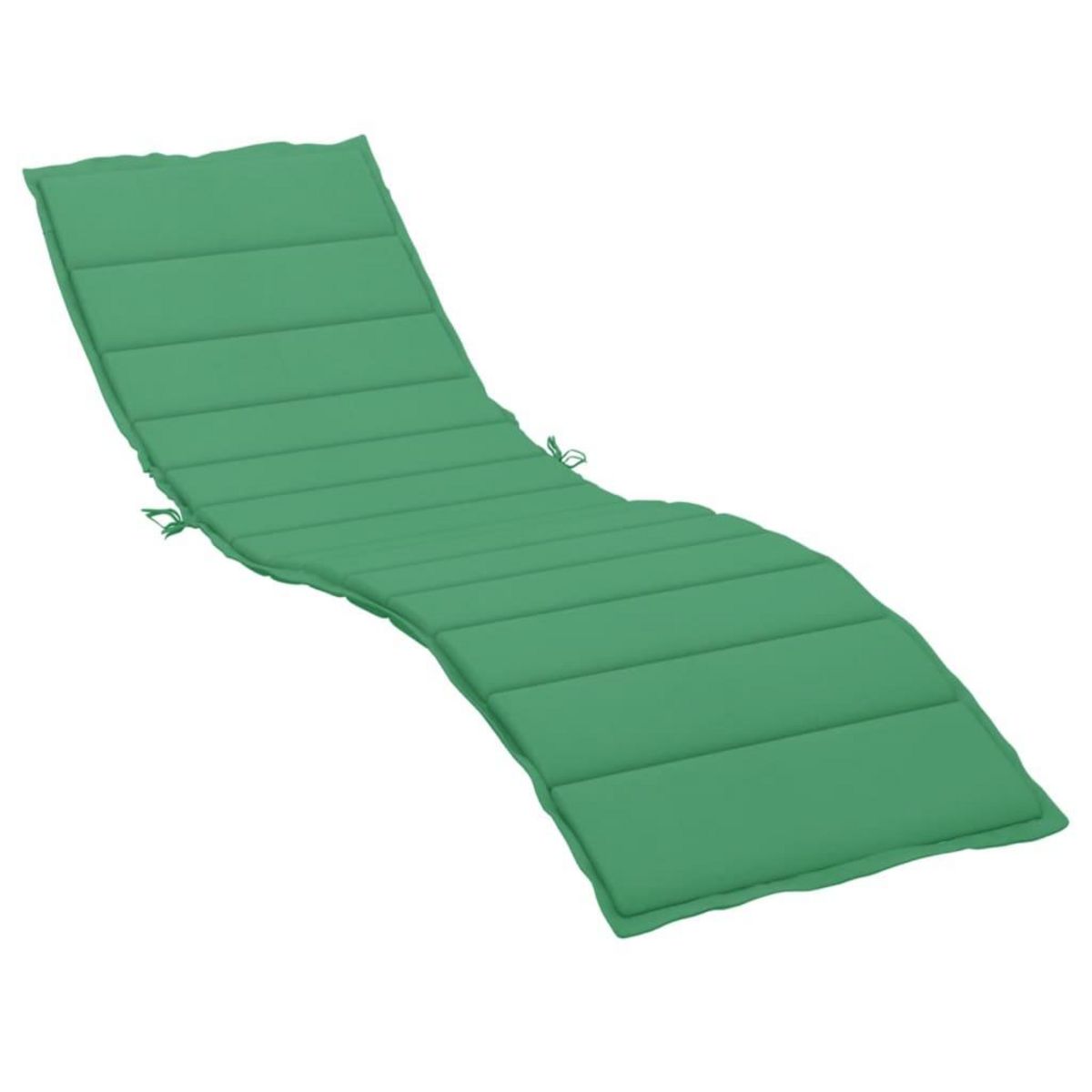 VIDAXL Coussin de chaise longue vert 200x50x3 cm tissu oxford