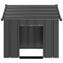 Voir la diapositive 3 : VIDAXL Niche pour chien avec toit noir 85x107x81 cm acier galvanise