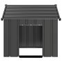 Voir la diapositive 3 : VIDAXL Niche pour chien avec toit noir 85x107x81 cm acier galvanise
