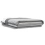 Voir la diapositive 2 : VIDAXL Cadre de lit sans matelas sonoma gris 140x190 cm