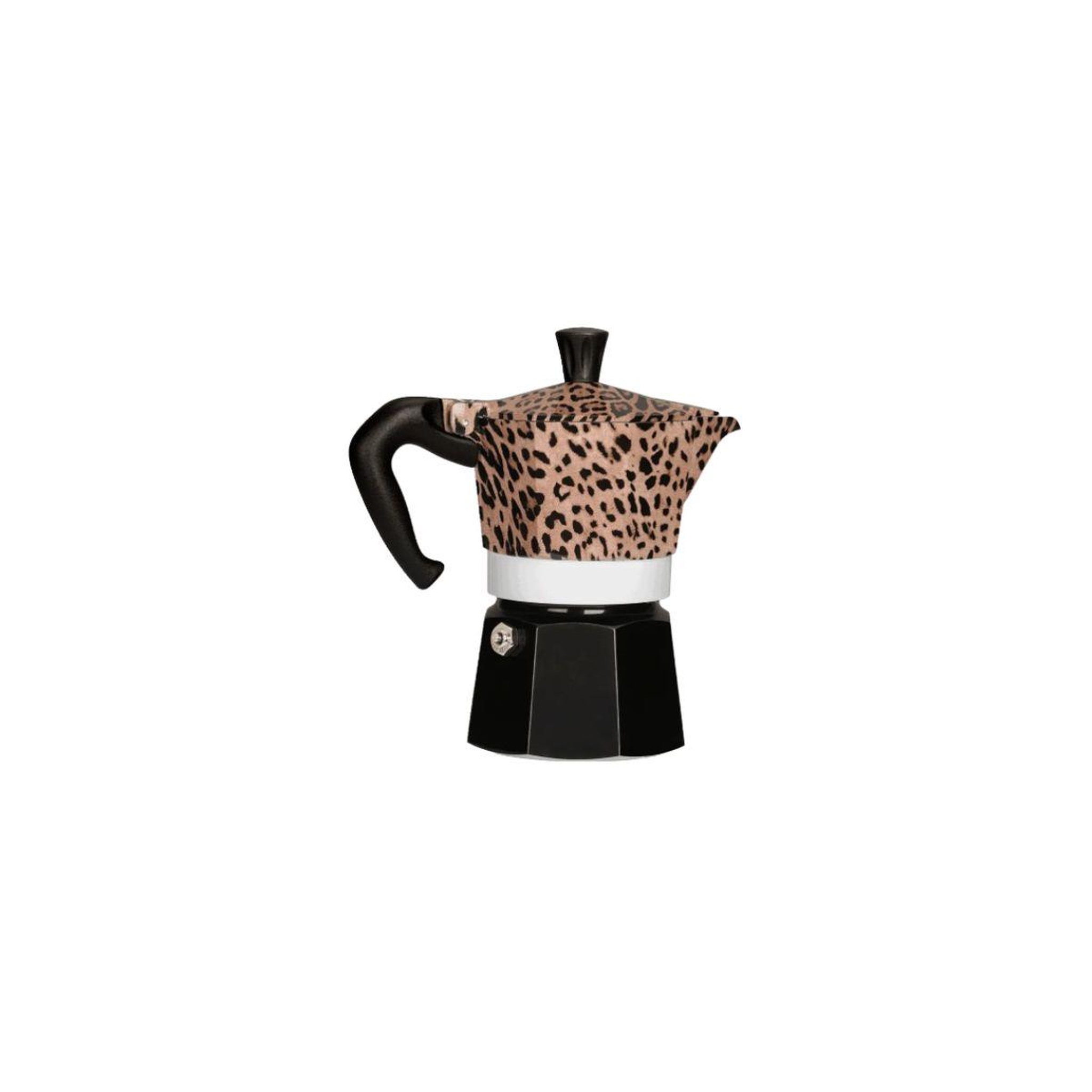 Voir la diapositive 3 : BIALETTI Cafetière italienne moka express 3 cups collection d&g leopa