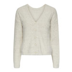 Pieces Gilet Ecru Femme Pieces Nilja. Coloris disponibles : Beige