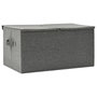 Voir la diapositive 4 : VIDAXL Boîte de rangement Tissu 50x30x25 cm Anthracite