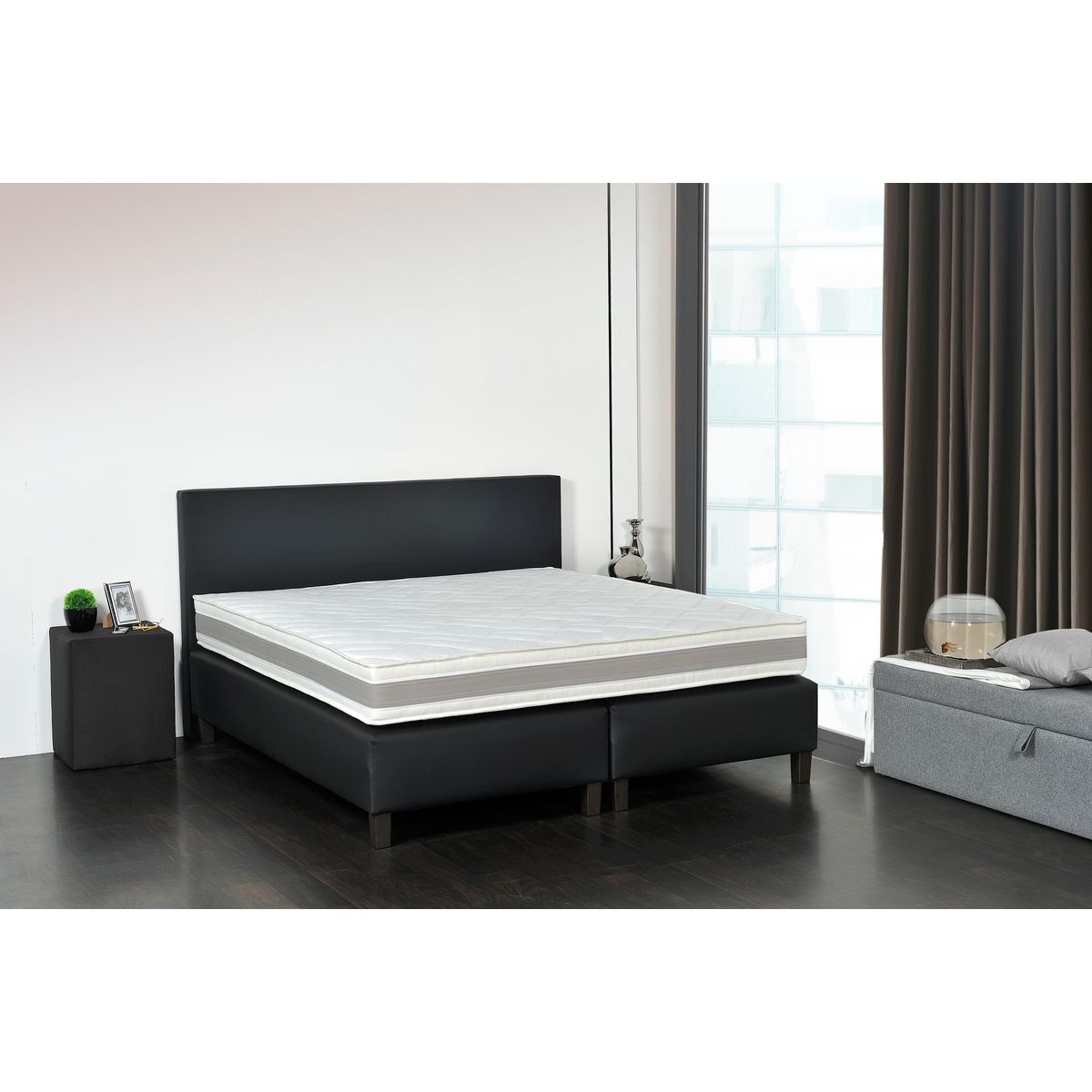 PRESTIGE Collection Ensemble complet Boxspring 160x200 cm ZOE