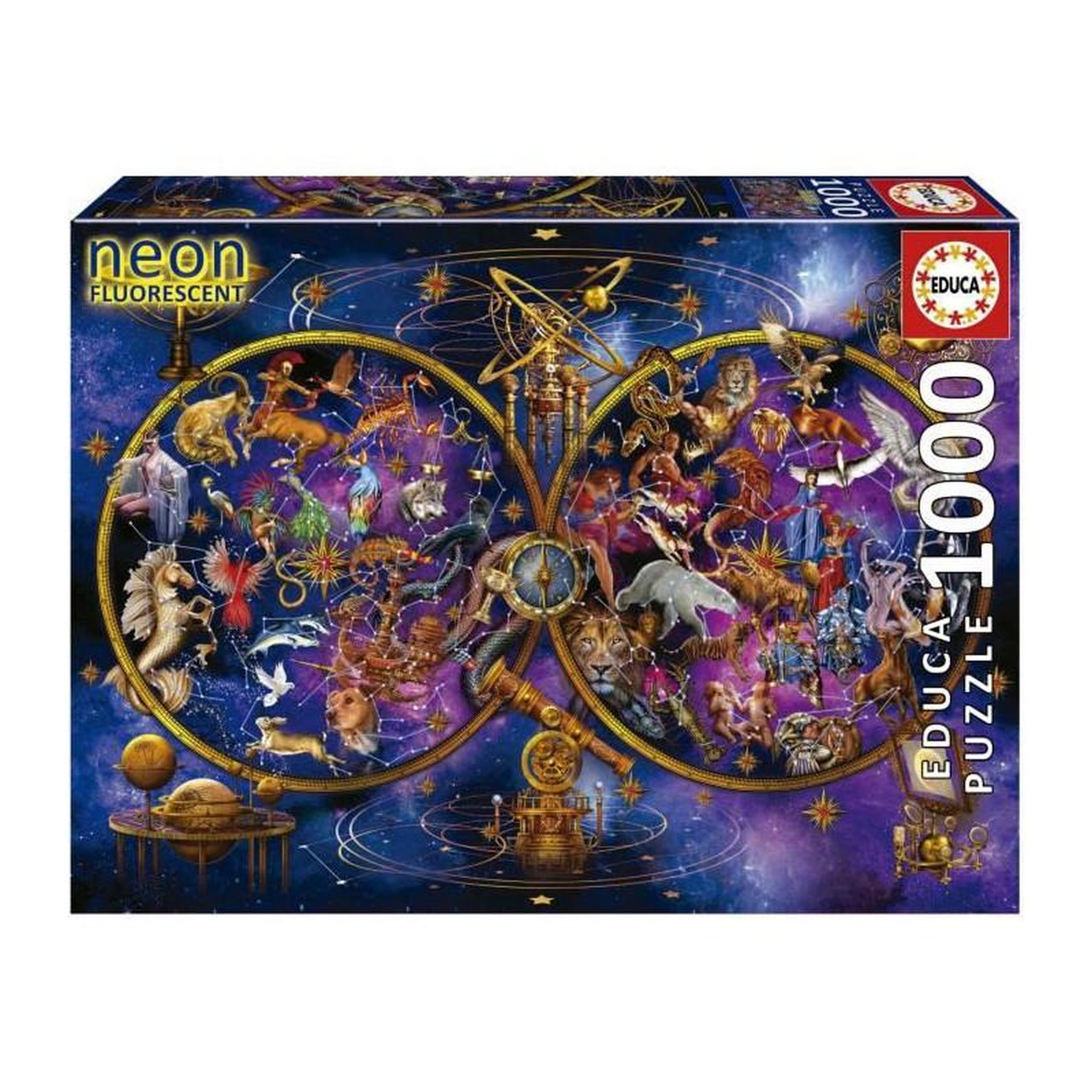 Voir la diapositive 1 : EDUCA CONSTELLATIONS - Puzzle de 1000 pieces