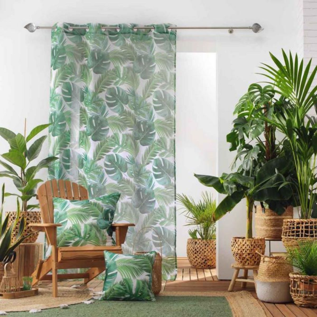 Paris Prix Rideau Voilage  Rio de Janeiro  140x240cm Blanc