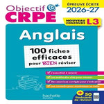 ANGLAIS L3. EPREUVE ECRITE - 100 FICHES EFFICACES POUR BIEN REVISER, Folacci Mathieu