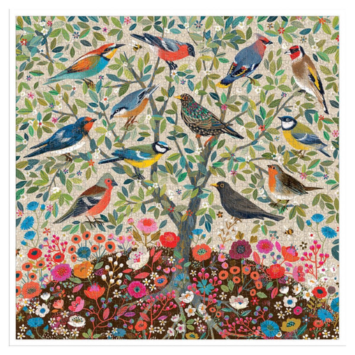 Eeboo Puzzle - Songbirds Tree 1000 pieces