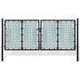 Voir la diapositive 1 : VIDAXL Portail simple de cloture Noir 300x175 cm