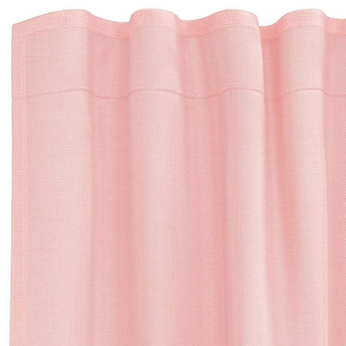 VIDAXL Rideaux en voile avec boucles 2 pcs rose 140x245 cm