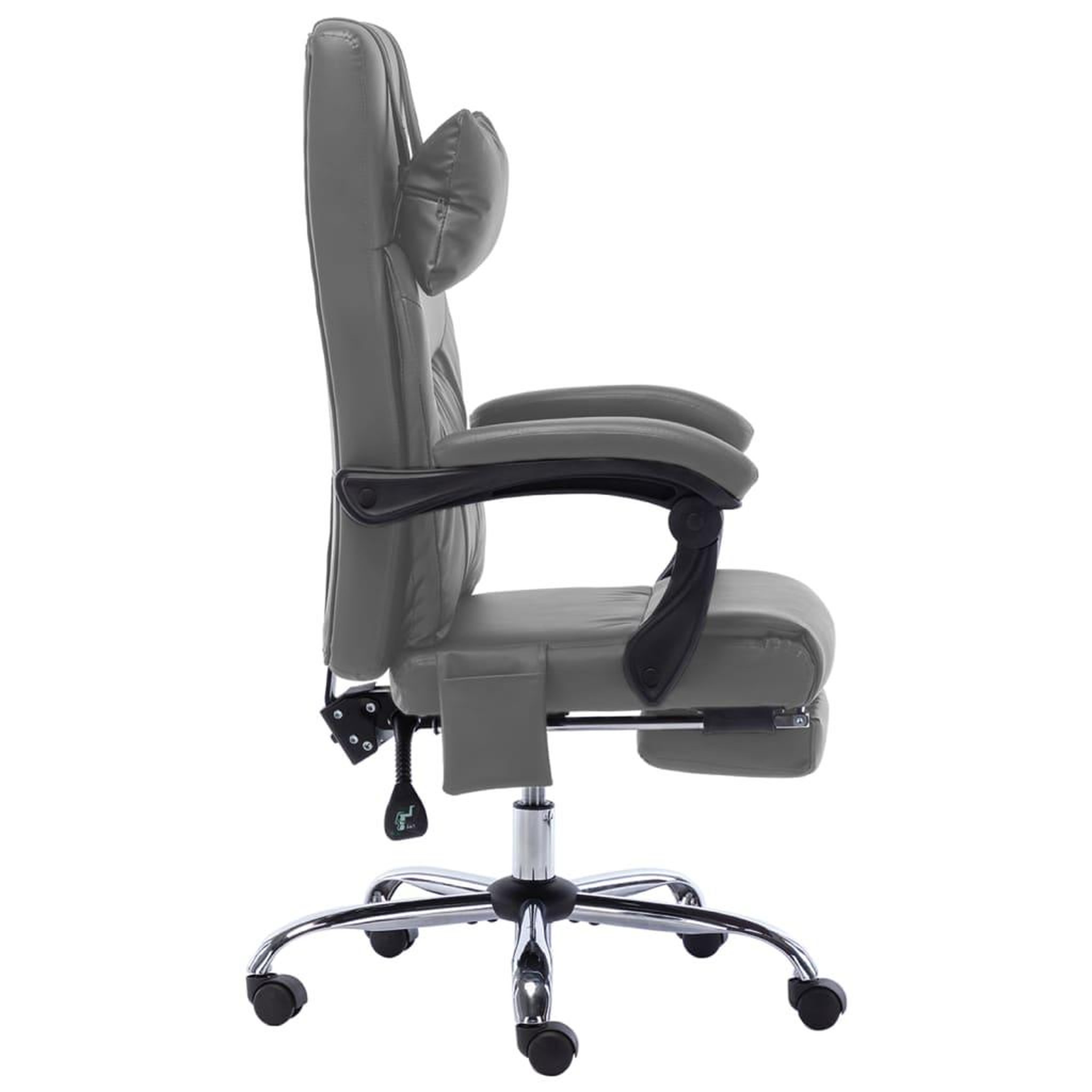 Voir la diapositive 3 : VIDAXL Chaise de bureau de massage Anthracite Similicuir