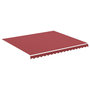 Voir la diapositive 2 : VIDAXL Tissu de remplacement pour auvent Bordeaux rouge 4x3,5 m