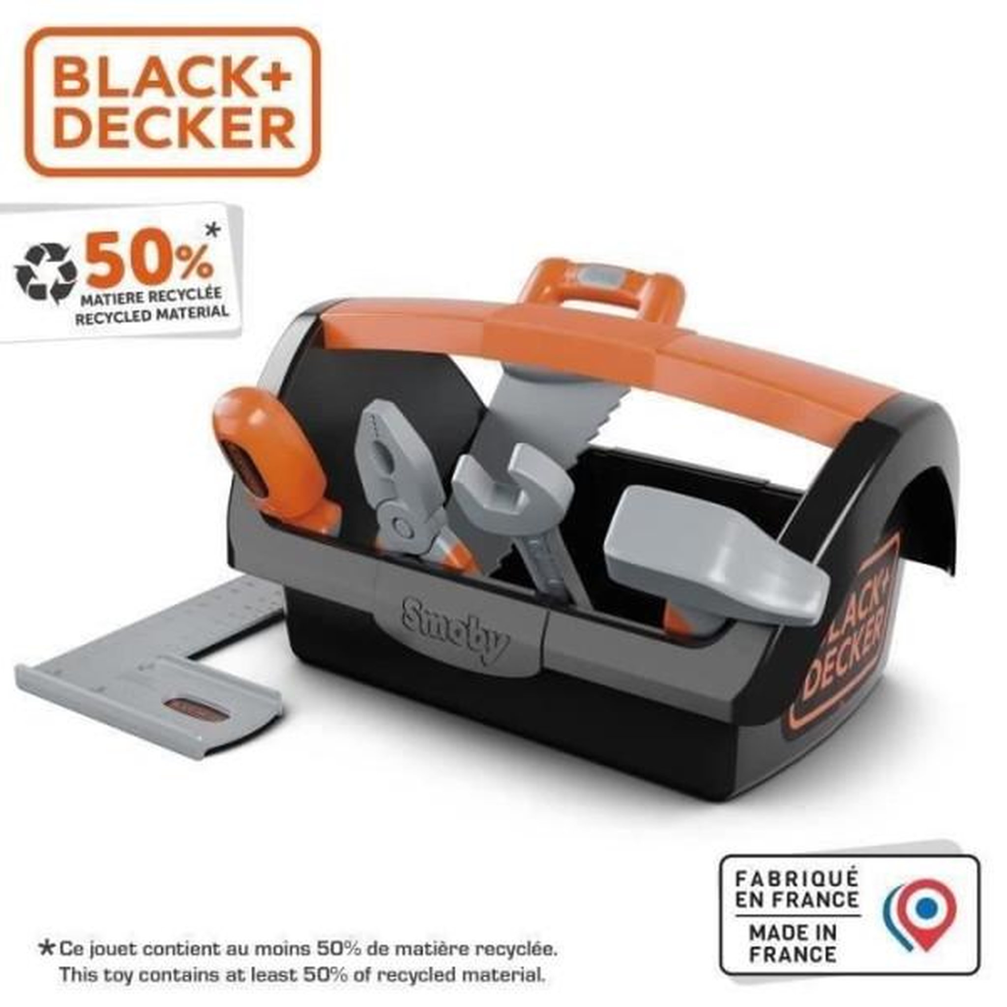 Voir la diapositive 6 : SMOBY Boîte à Outils Smoby B+D pour Enfants