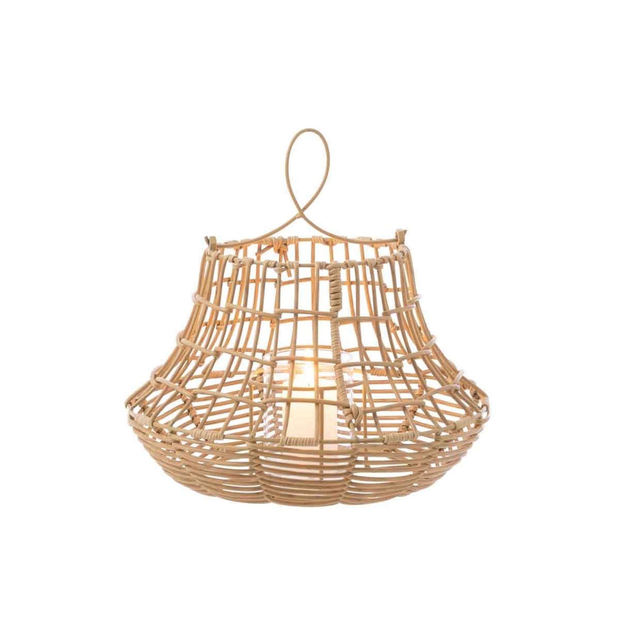 Voir la diapositive 2 : J-LINE Photophore Design  Suspendu  32cm Naturel