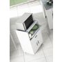 Voir la diapositive 2 : Desserte micro ondes 2 portes 1 tiroir L 59 cm x H 92cm CALI