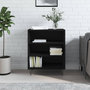 Voir la diapositive 1 : VIDAXL Buffet noir 57x35x70 cm bois d'ingenierie