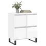 Voir la diapositive 3 : VIDAXL Buffet Blanc brillant 60x35x70 cm Bois d'ingenierie