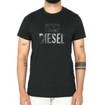 DIESEL T shirt  Homme Diesel Diego. Coloris disponibles : Noir